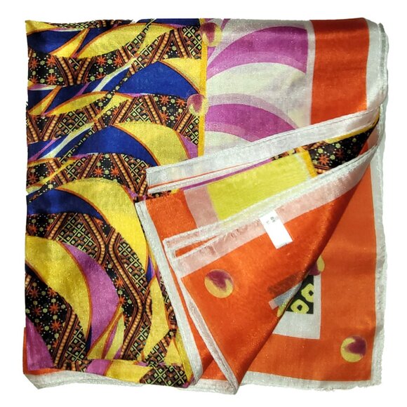 CNWT Genuine 100% Mulberry Silk Chiffon Scarf 42"x42" Large Square Shawl SAD8002 - Picture 6 of 7